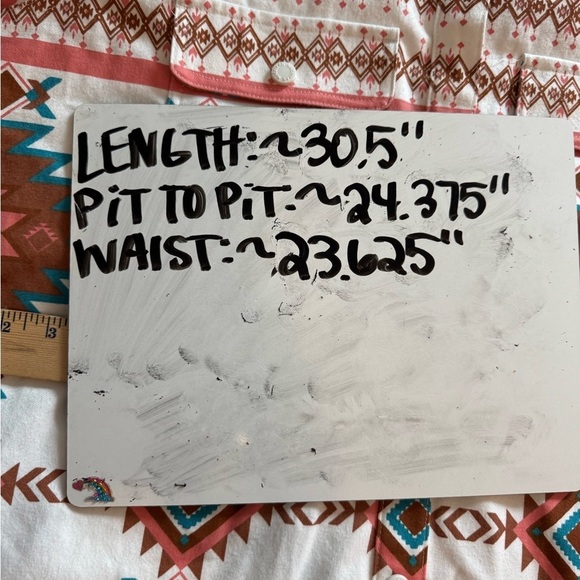 Magellan Campfire Flannel Aztec Southwest Shacket Jacket Shirt Womens Size XL - Picture 6 of 7